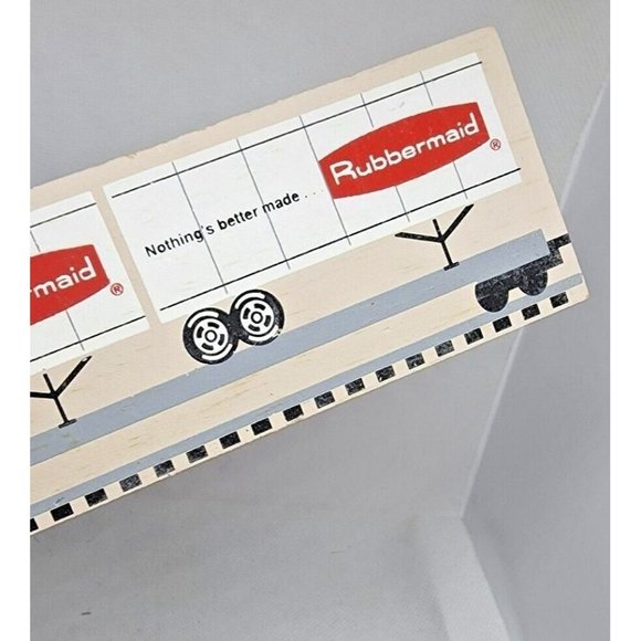 1995 The Cats Meow Faline 95 Nothing Is Better Made Rubbermade Truck Wood Block - Picture 3 of 10